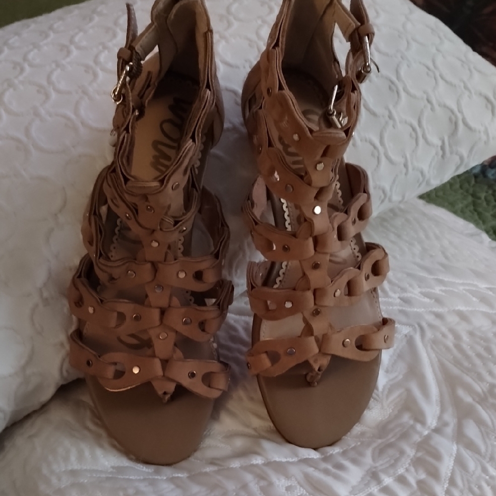 Sam Edelman Brown Gladiator Sandals
